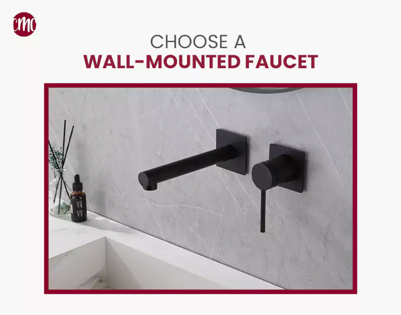 Choose a wall-mounted faucet img