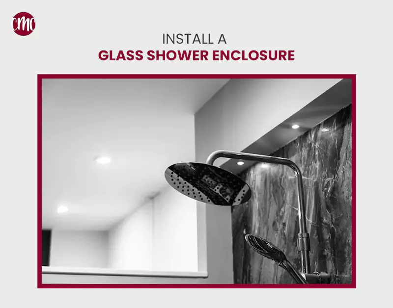 Install a glass shower enclosure img